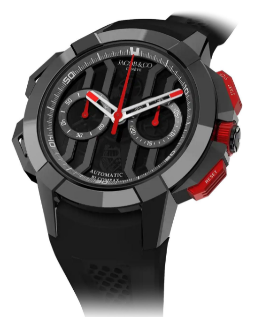 Jacob & Co. Epic X Chrono 44 mm Grey & Red Watch Replica EC400.22.AB.AB.ABRUA Jacob and Co Watch Price Jacob & Co. Epic X Chrono 44 mm Grey & Red Watch Replica EC400.22.AB.AB.ABRUA Jacob and Co Watch Price